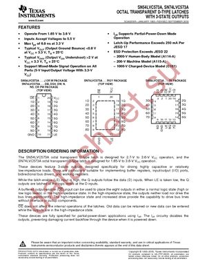 SN74LVC573ADGVRG4 datasheet  